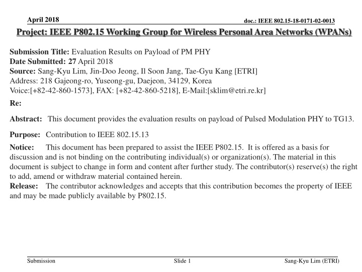 april 2018 project ieee p802 15 working group