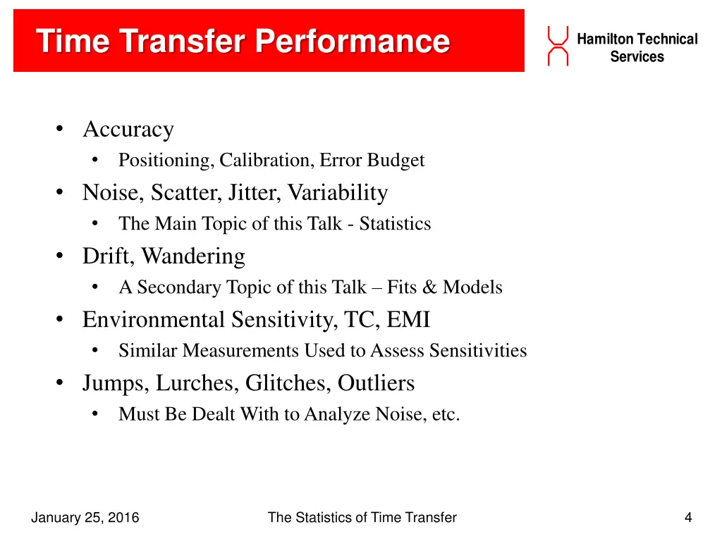 time transfer performance