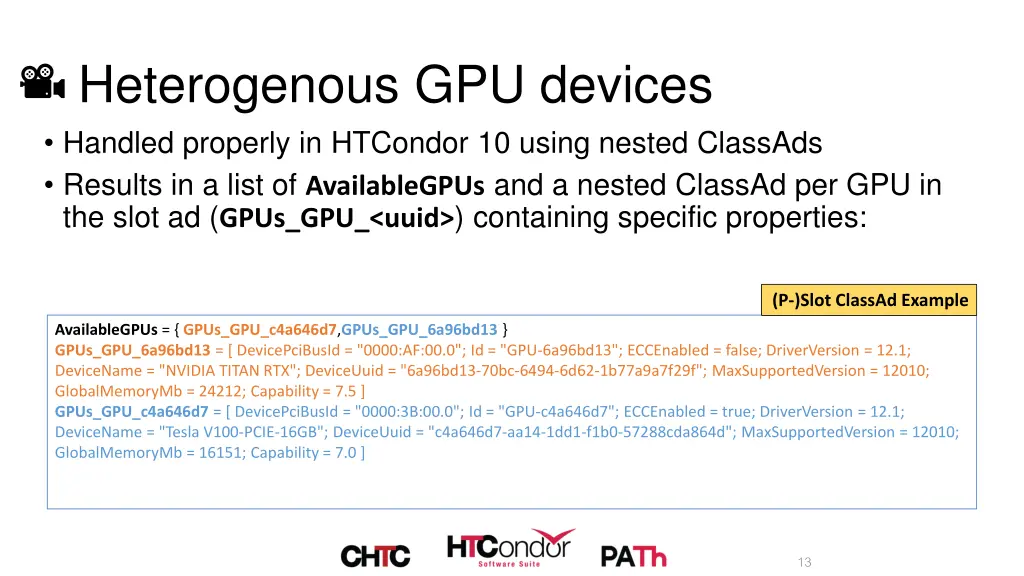 heterogenous gpu devices