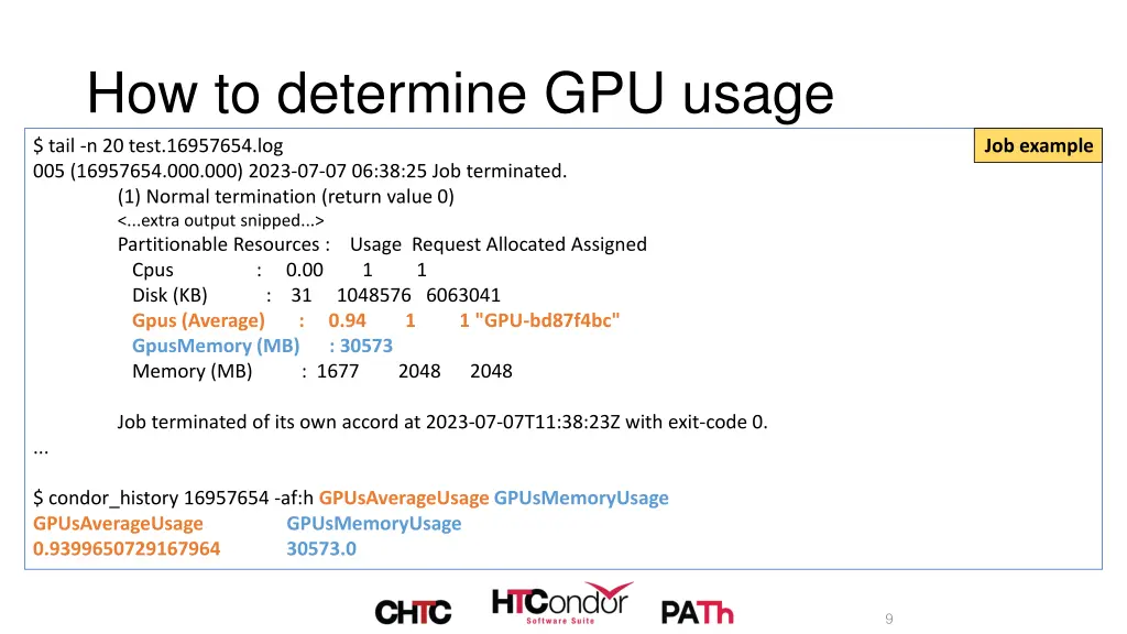 how to determine gpu usage 1