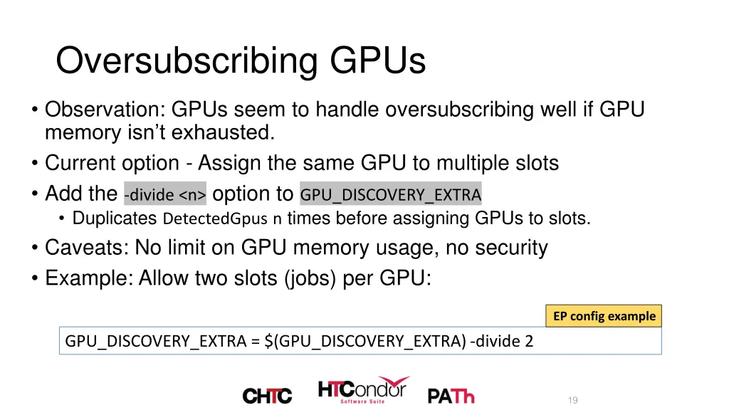 oversubscribing gpus