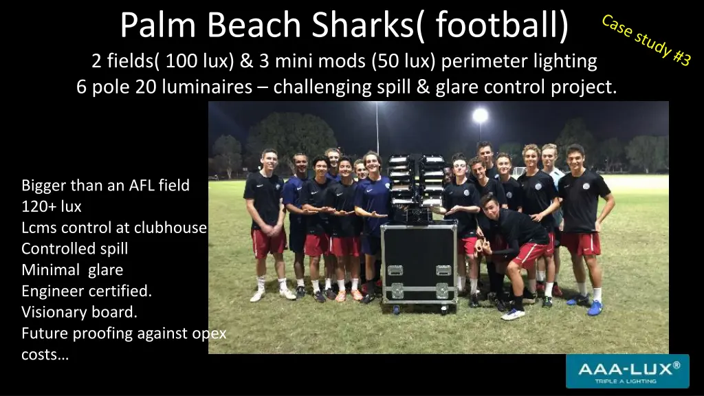 palm beach sharks football 2 fields