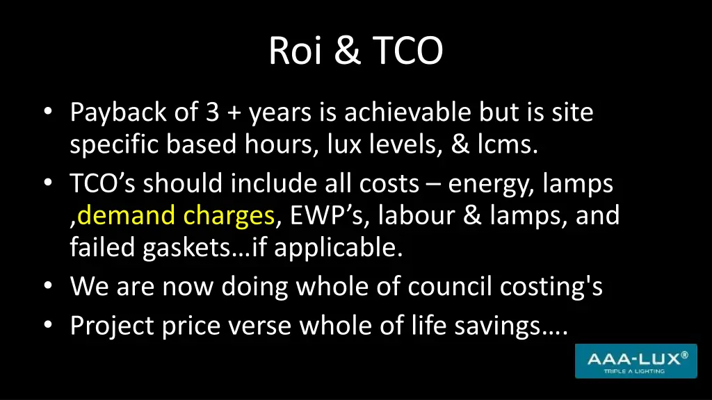 roi tco