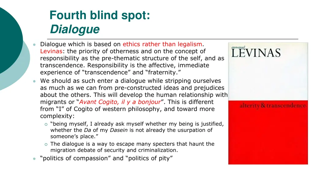 fourth blind spot dialogue