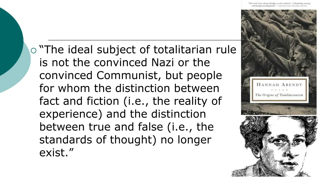 the ideal subject of totalitarian rule