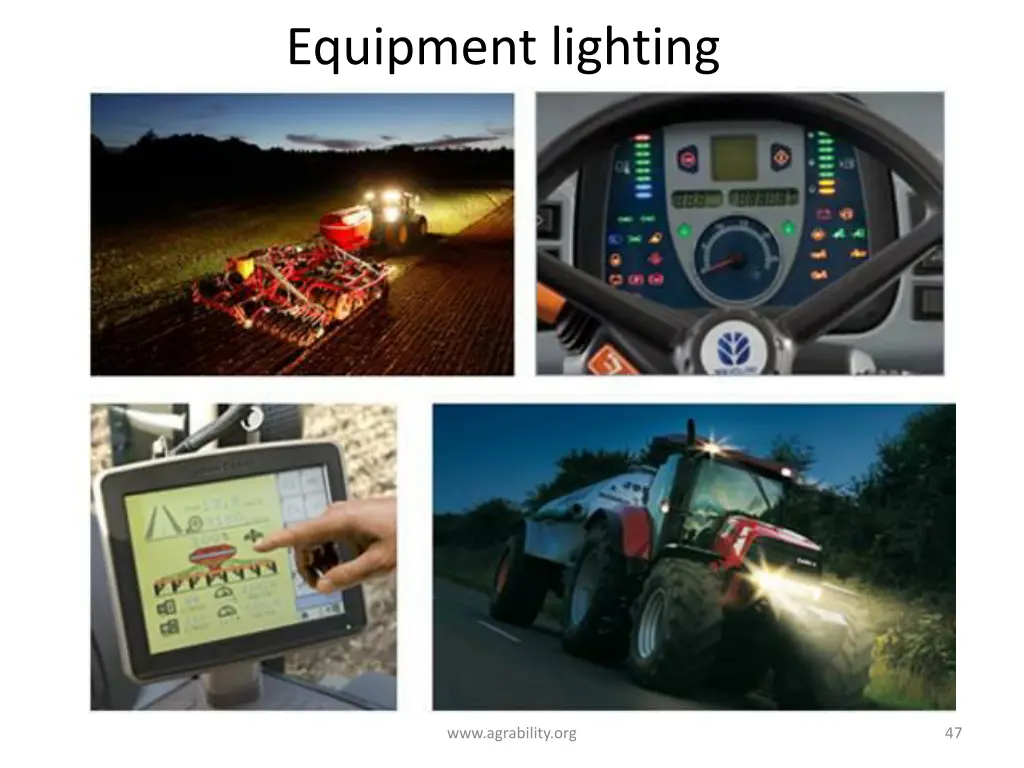 equipment lighting