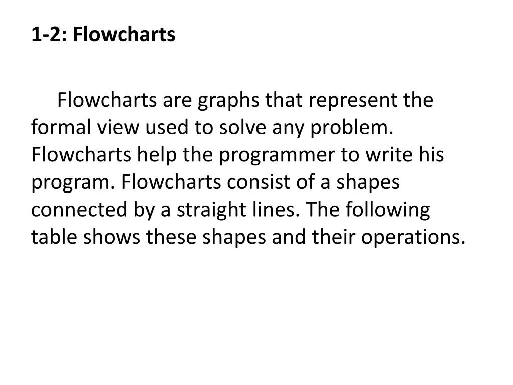 1 2 flowcharts