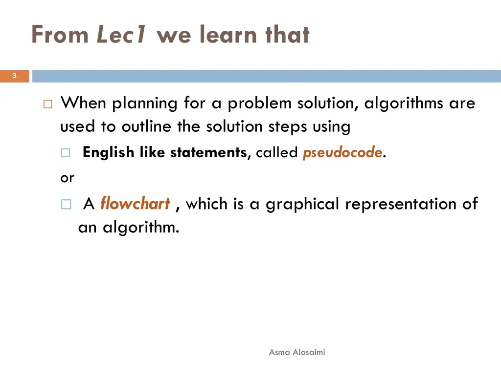 from lec1 we learn that