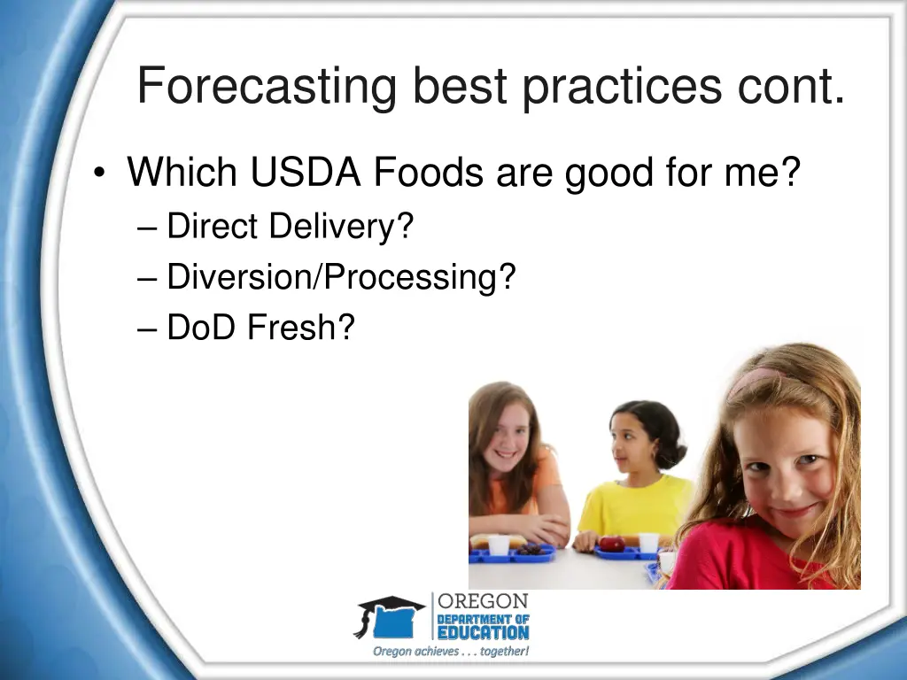 forecasting best practices cont