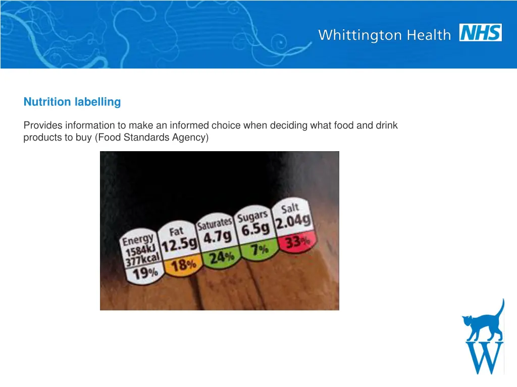 nutrition labelling