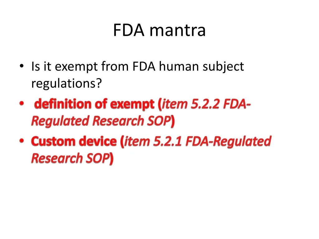 fda mantra 2