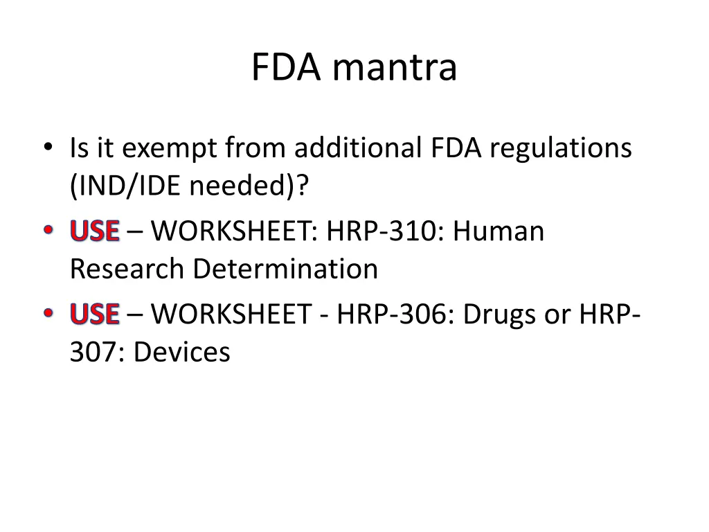 fda mantra 3