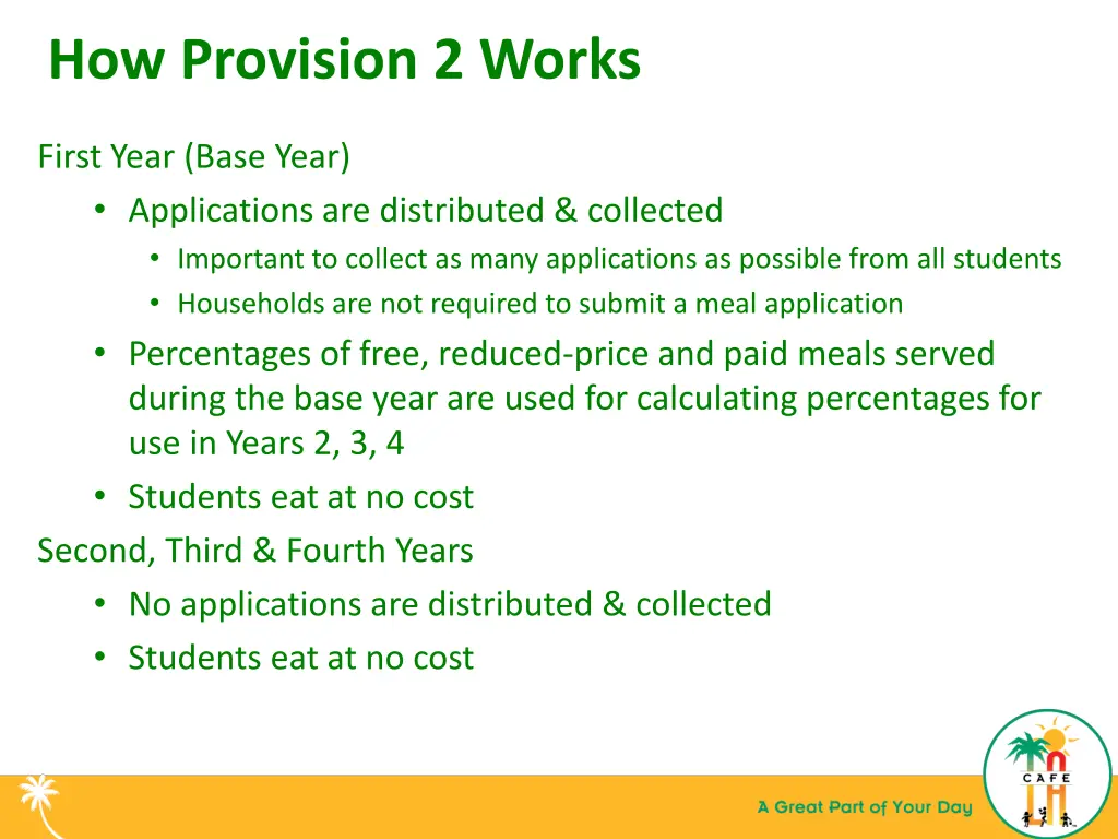 how provision 2 works