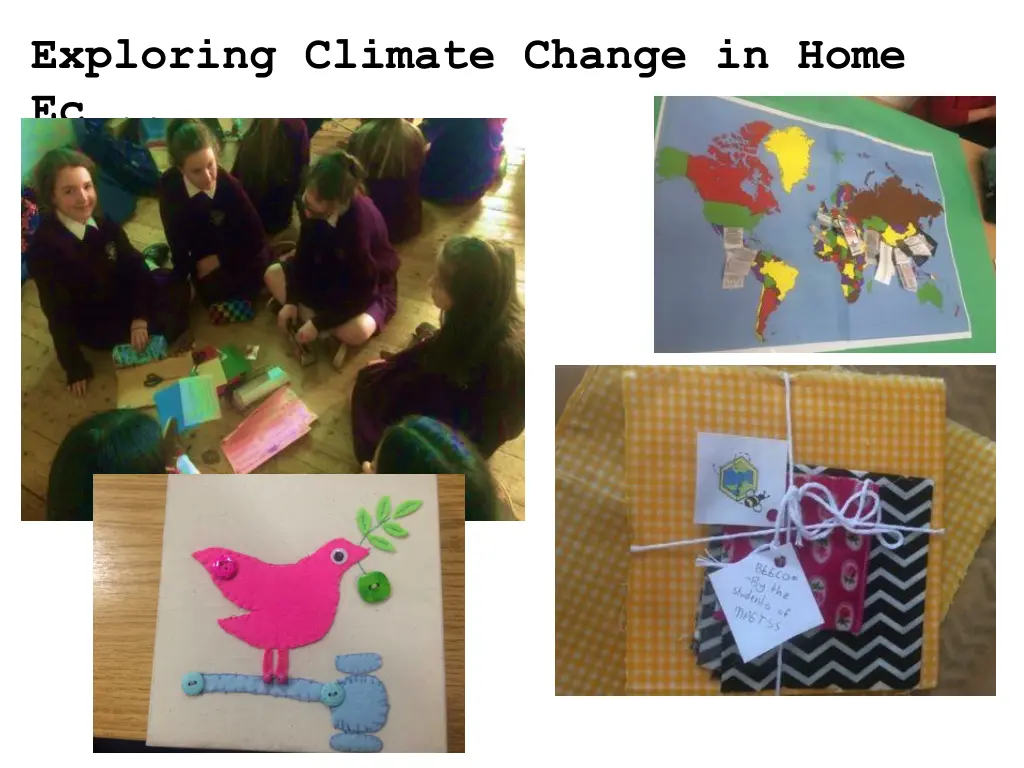 exploring climate change in home ec