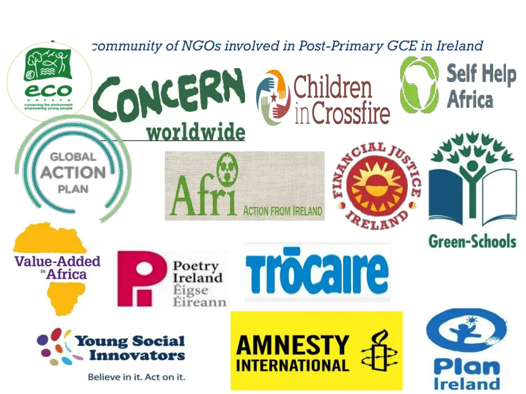 large community of ngos involved in post primary