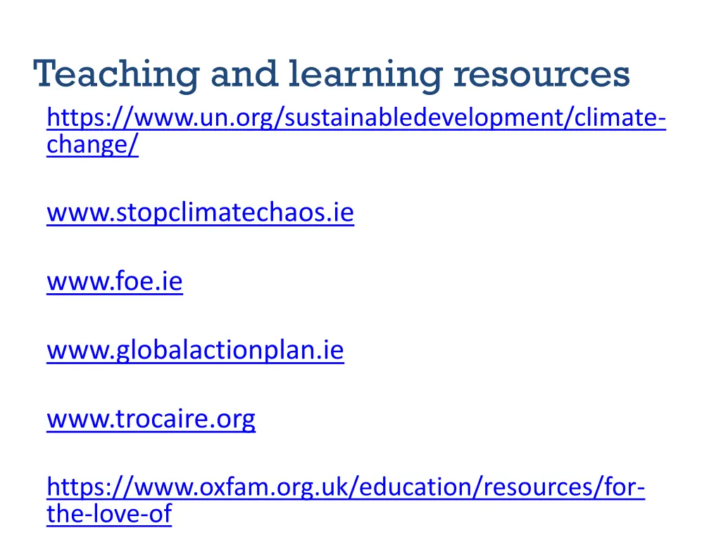 teaching and learning resources https