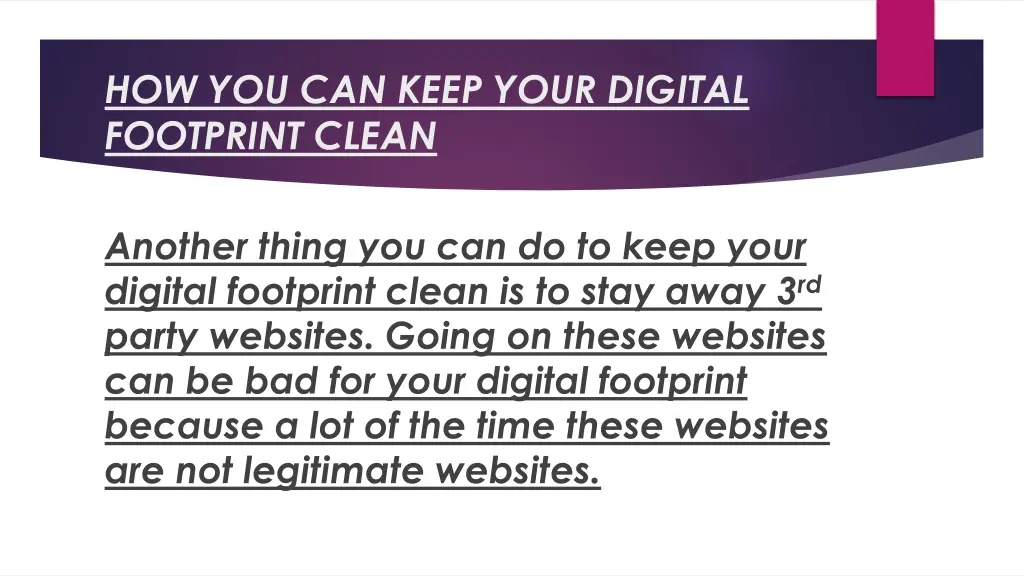 how you can keep your digital footprint clean 2