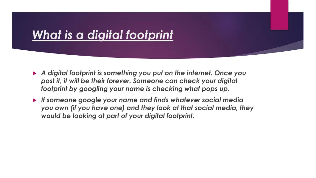 what is a digital footprint