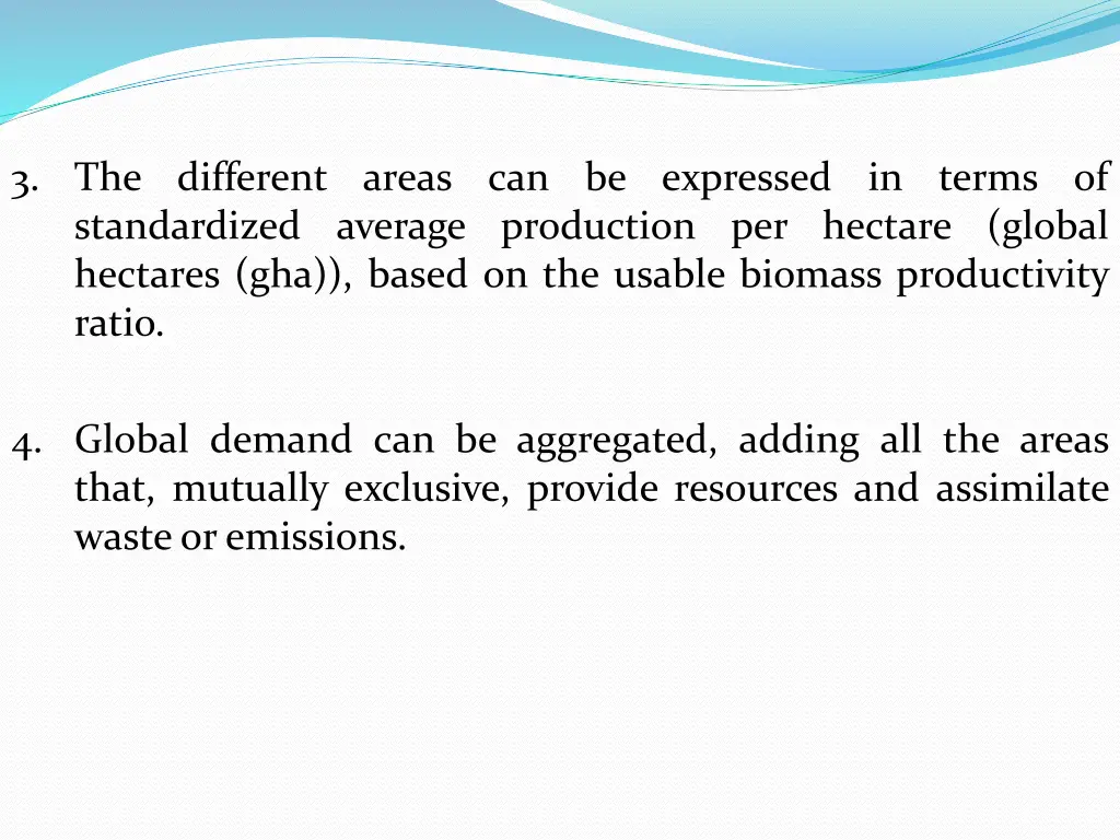 3 the different areas can be expressed in terms