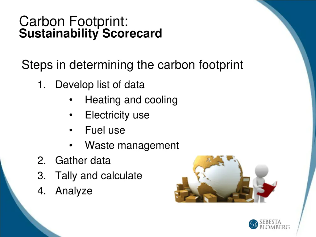 carbon footprint sustainability scorecard 4