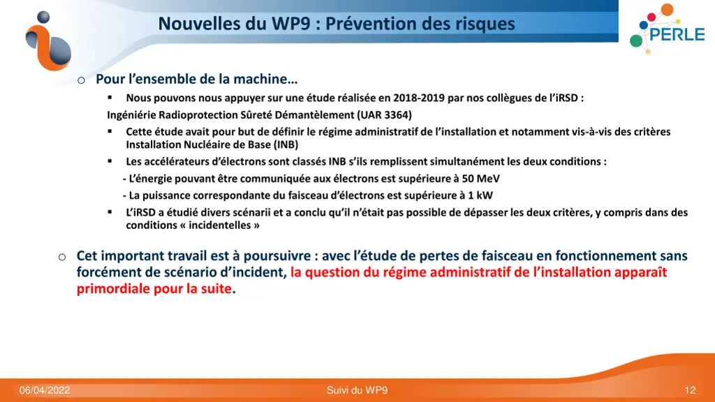 nouvelles du wp9 pr vention des risques 3