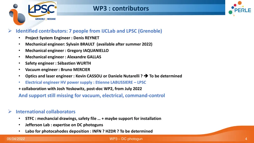 wp3 contributors