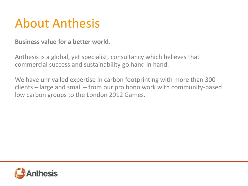 about anthesis