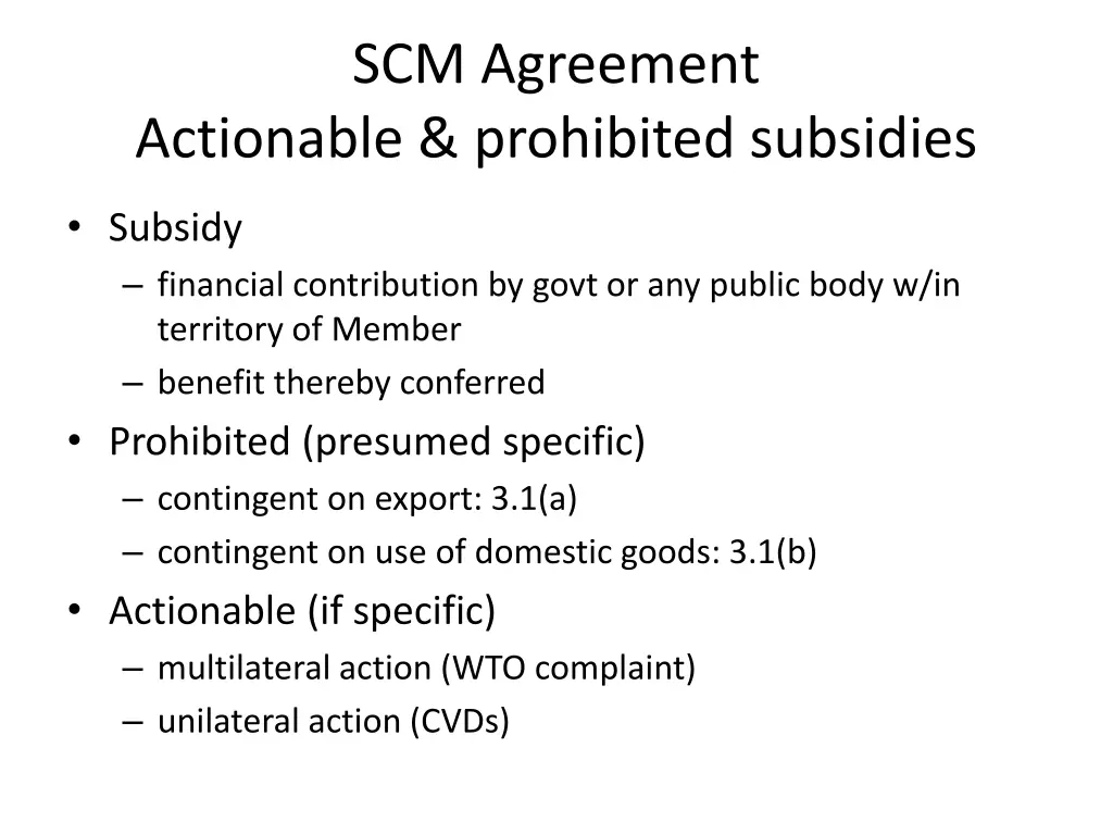 scm agreement