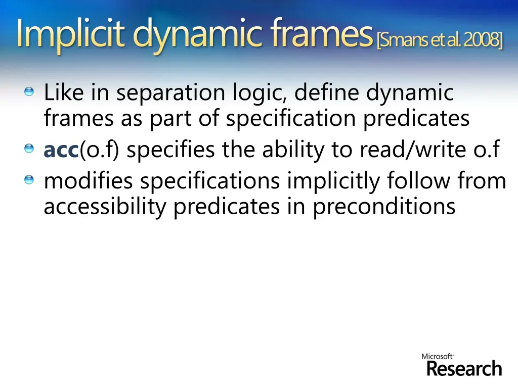 implicit dynamic frames smans et al 2008