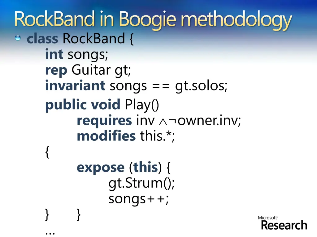 rockbandin boogie methodology class rockband