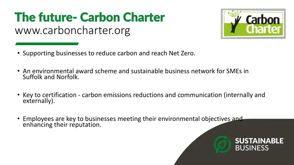 the future the future carbon charter carbon