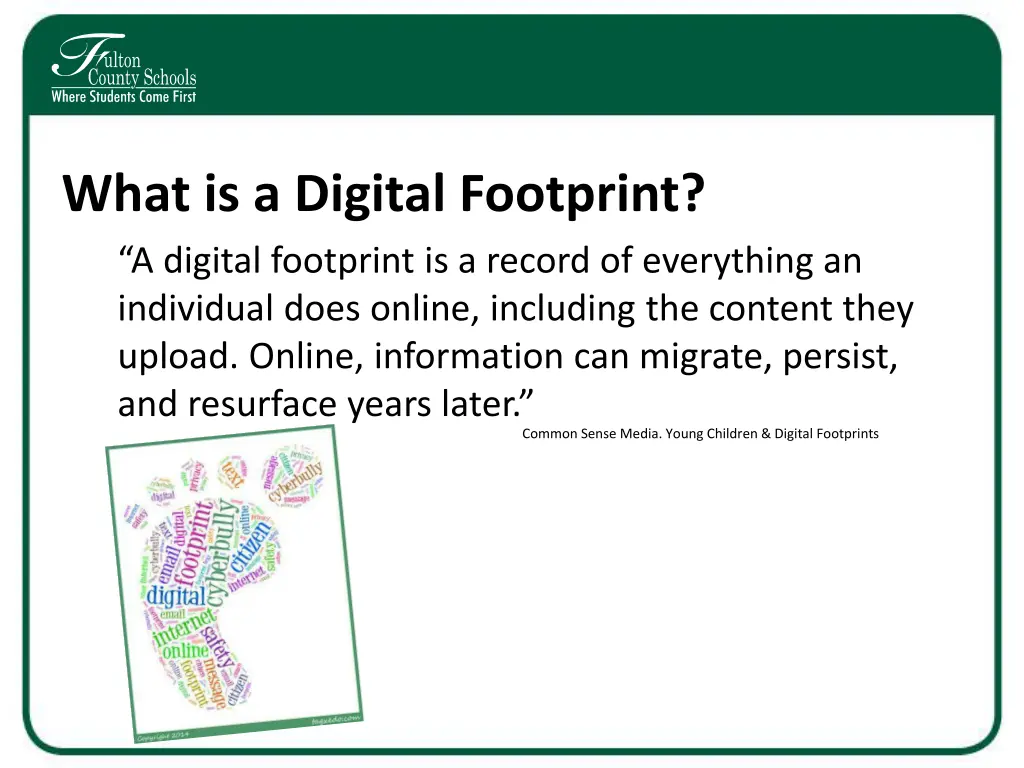 what is a digital footprint a digital footprint