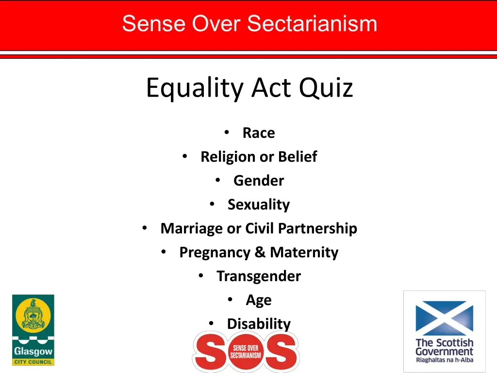 equality act quiz 1