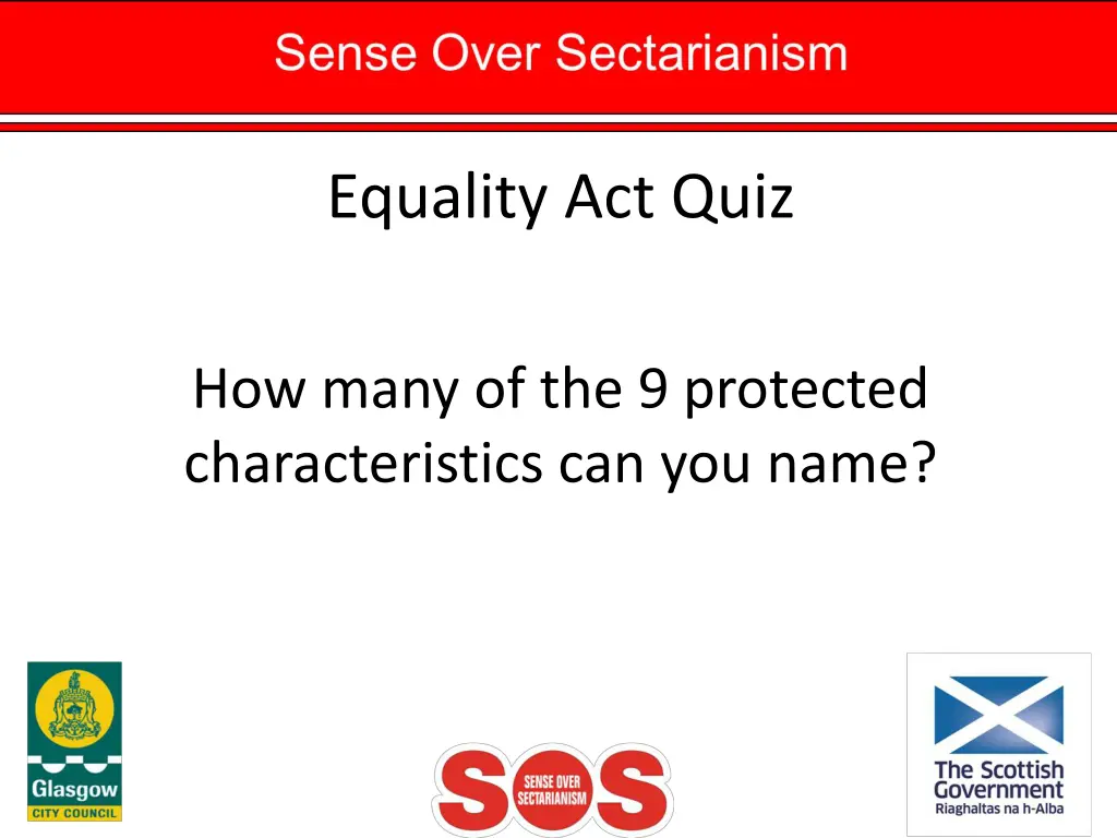 equality act quiz