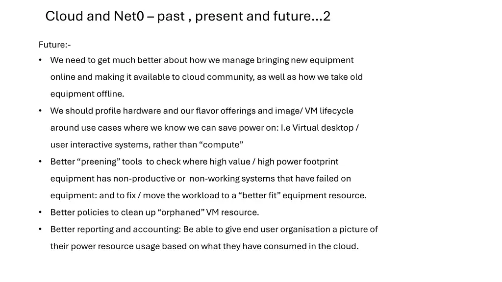 cloud and net0 past present and future 2