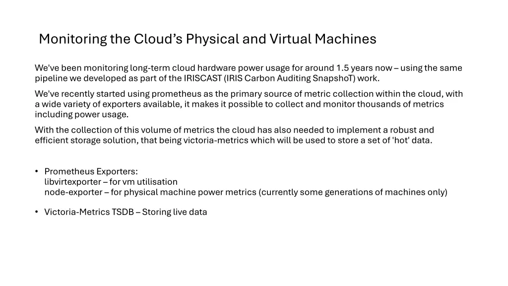 monitoring the cloud s physical and virtual