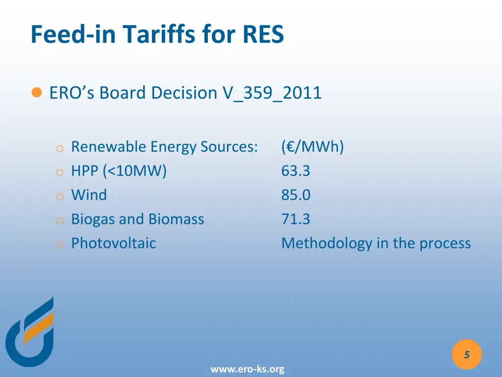 feed in tariffs for res