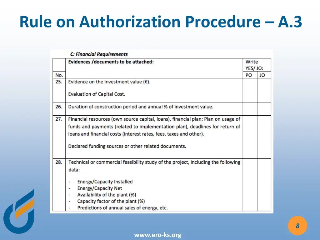 rule on authorization procedure a 3 1