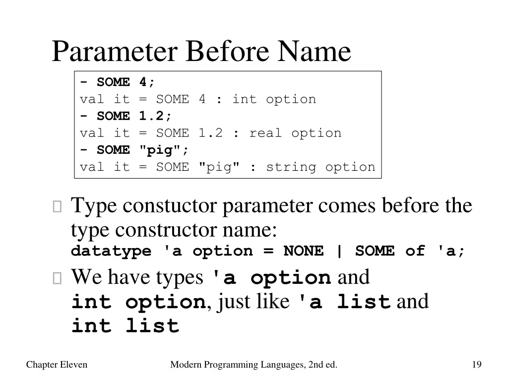 parameter before name some 4 val it some