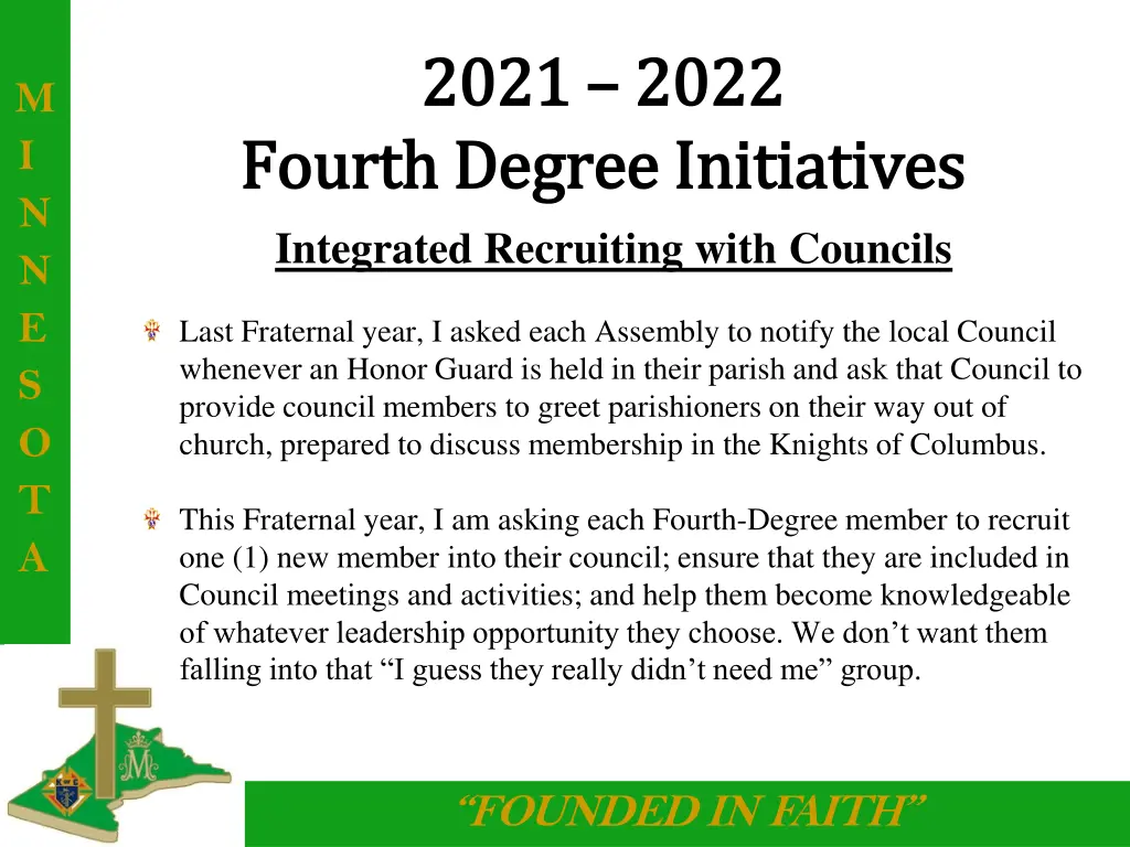 2021 2021 2022 fourth degree initiatives fourth