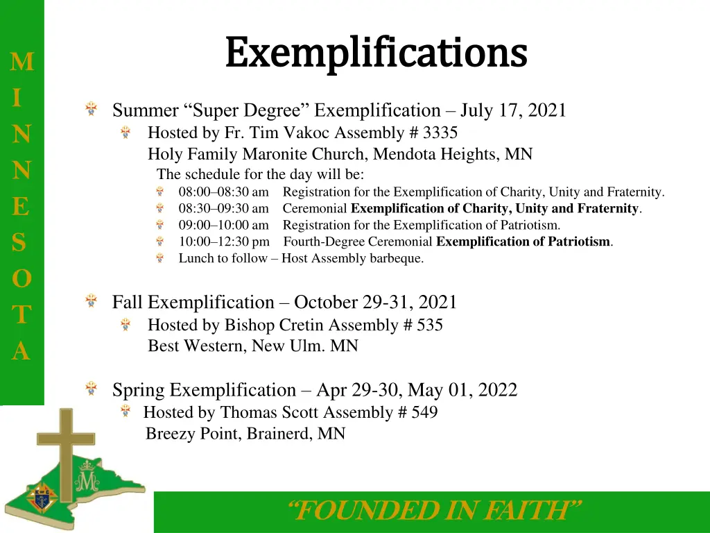 exemplifications exemplifications