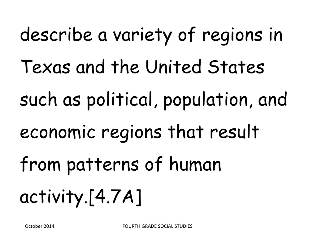 describe a variety of regions in texas