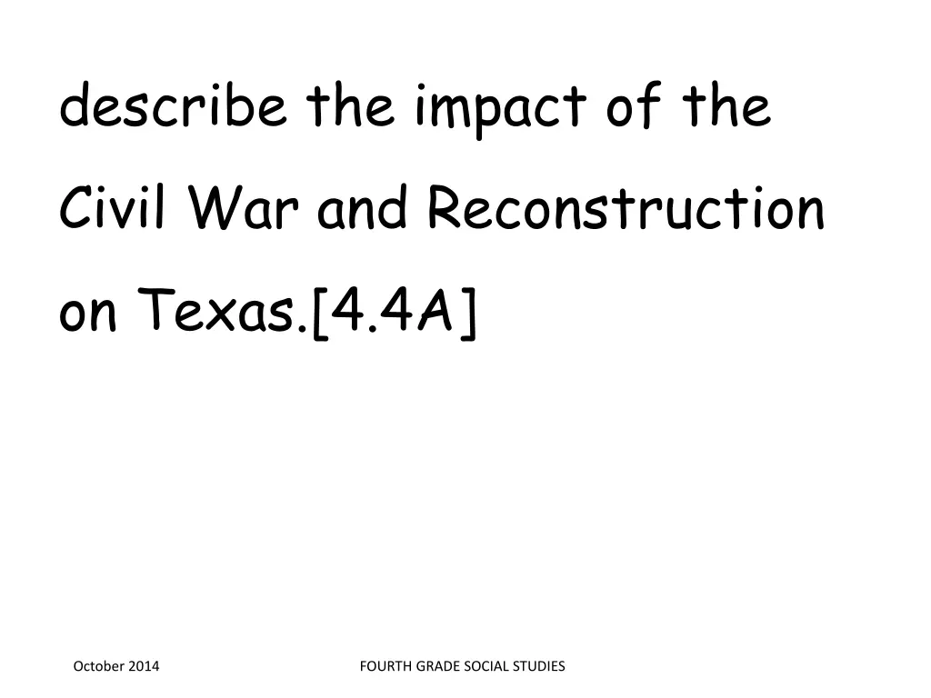 describe the impact of the civil