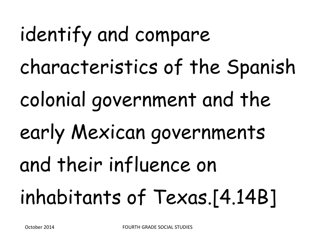 identify and compare characteristics