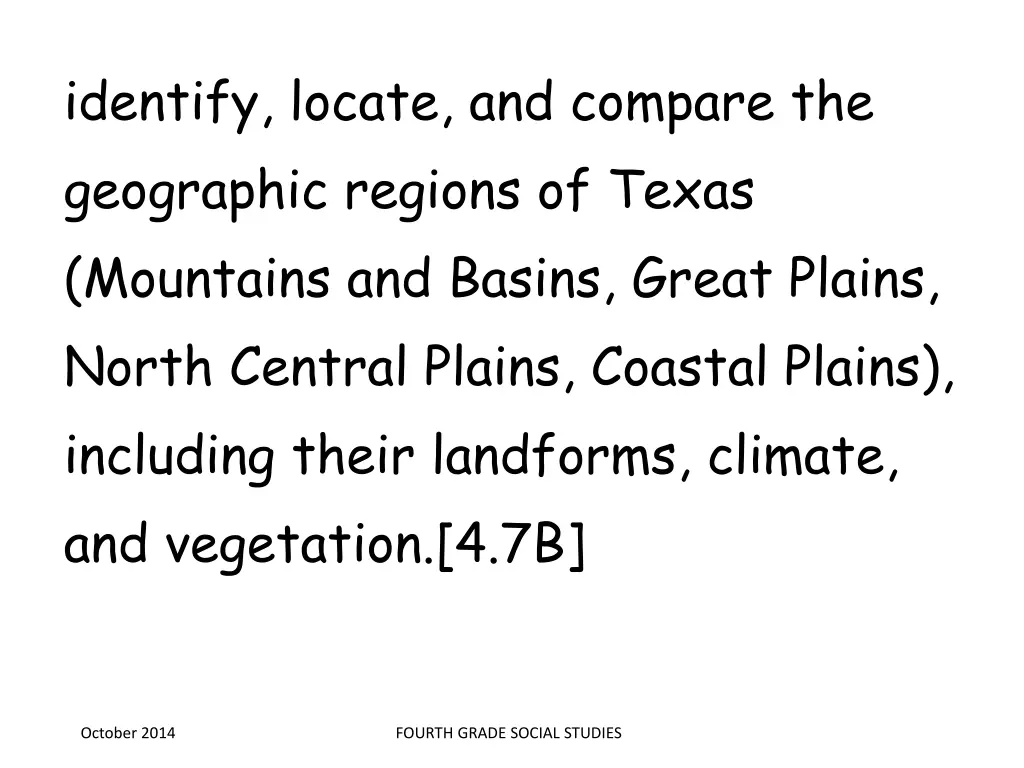 identify locate and compare the geographic