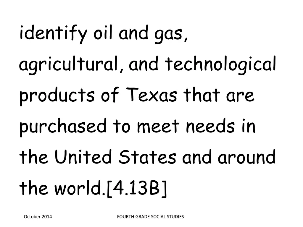 identify oil and gas agricultural