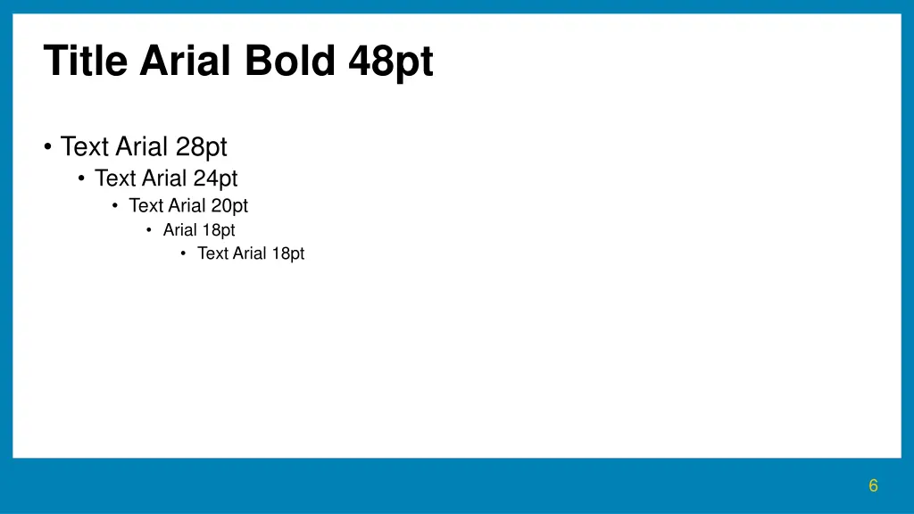 title arial bold 48pt 4