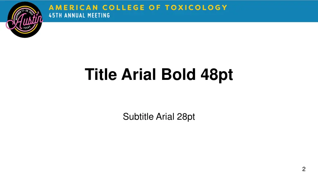 title arial bold 48pt