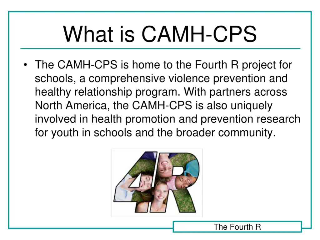 what is camh cps 1