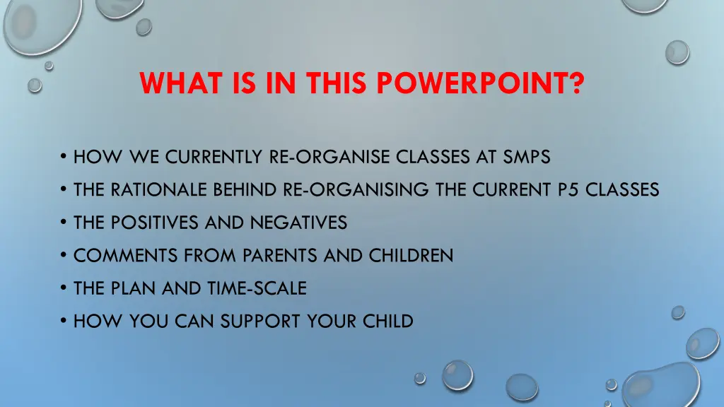 what is in this powerpoint